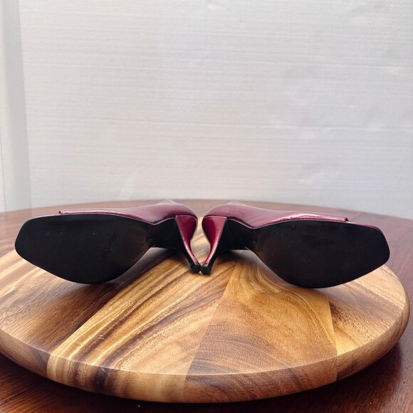 Patent leather peep toe pump - Picture 7 of 8